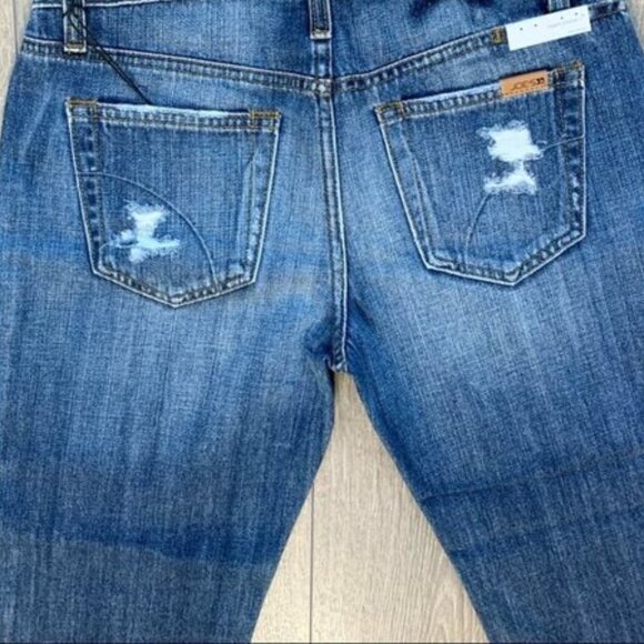 Revolve Joe's Jeans Jeans Straight leg Billie Slim Crop Distressed Denim Size 28 - Picture 12 of 15